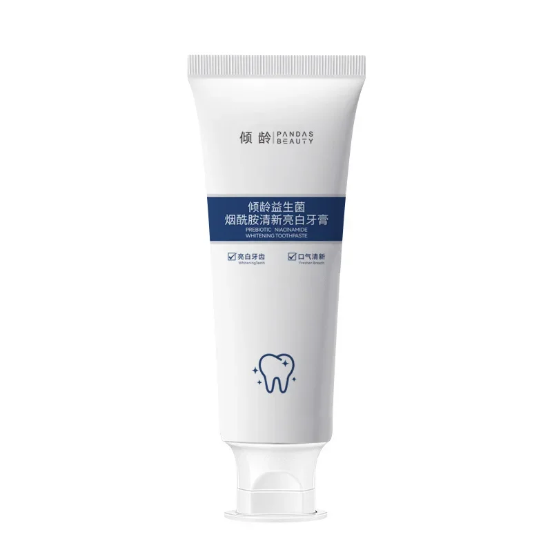 

Probiotic Niacinamide Brightening White Toothpaste for Gingival Protection Yellowing Removal Teeth Brightening for Family 미백치약