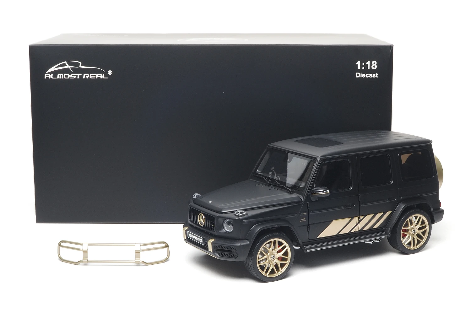 Quase real ar diecast modelo escala 1/18 novo g63 grande edição