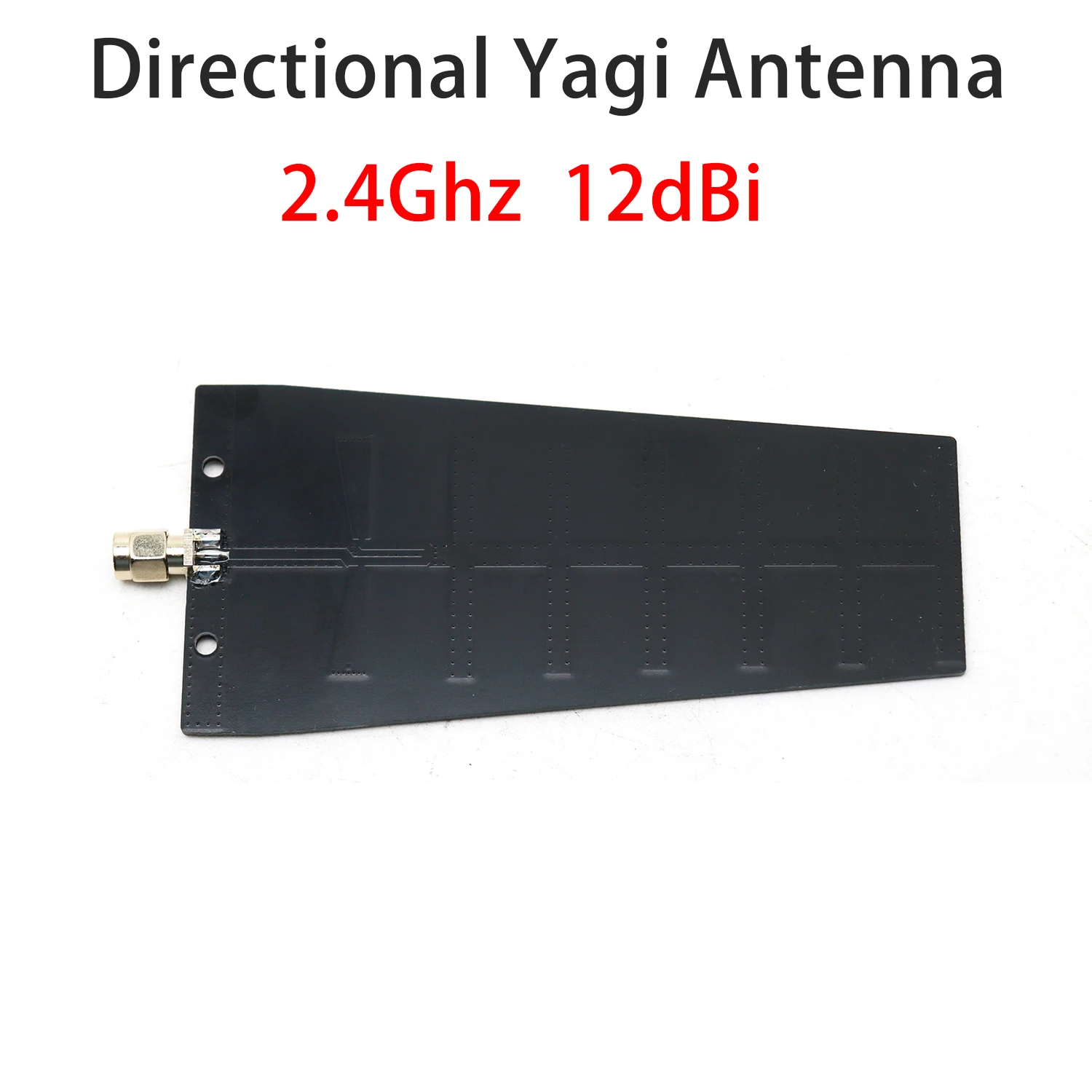 Antena Direccional 2.4G 12dbi, Antena Yagi de 2.4Ghz para Transmisión de Imágenes por Radar WIFI, Antena de Alta Ganancia para Router, Amplificador de Potencia RF
