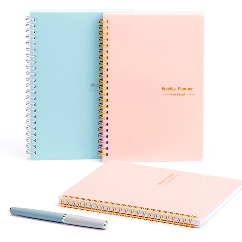 

1pc 2022 A5 Agenda Planner Notebook Diary Weekly Planner Goal Habit Schedules Organizer Notebook For School Stationery Officer