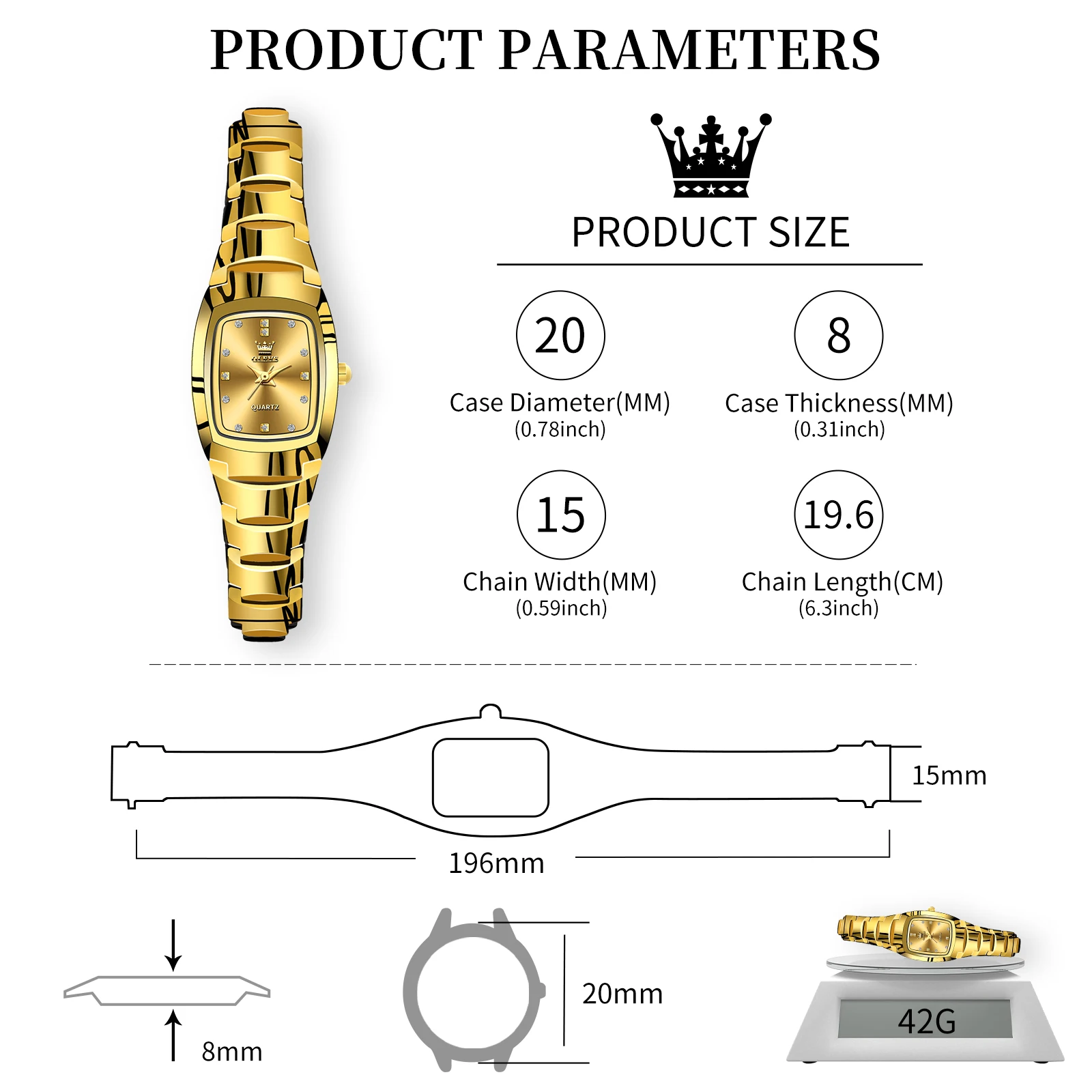 OLEVS High Quality Luxury Women Quartz Watch Best Selling Fashion Trend Original Tungsten Steel Waterproof Elegant Ladies Watch