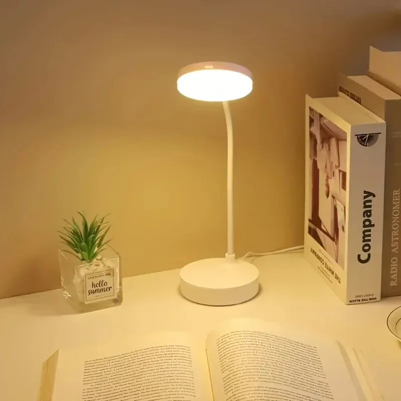 3 Levels Dimmable Wireless Led Desk Lamp Touch Night Light Plug-in Powered Touch Lamp For Room Study Office LED Table Lamps