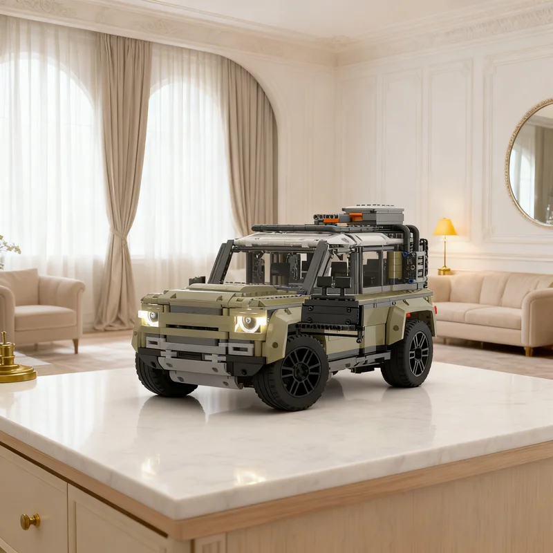 

2910pcs MOC Third Row Seats For 1 10 Land Rover Technical Model Building Blocks Architecture Christmas Gifts Toy Idea Education