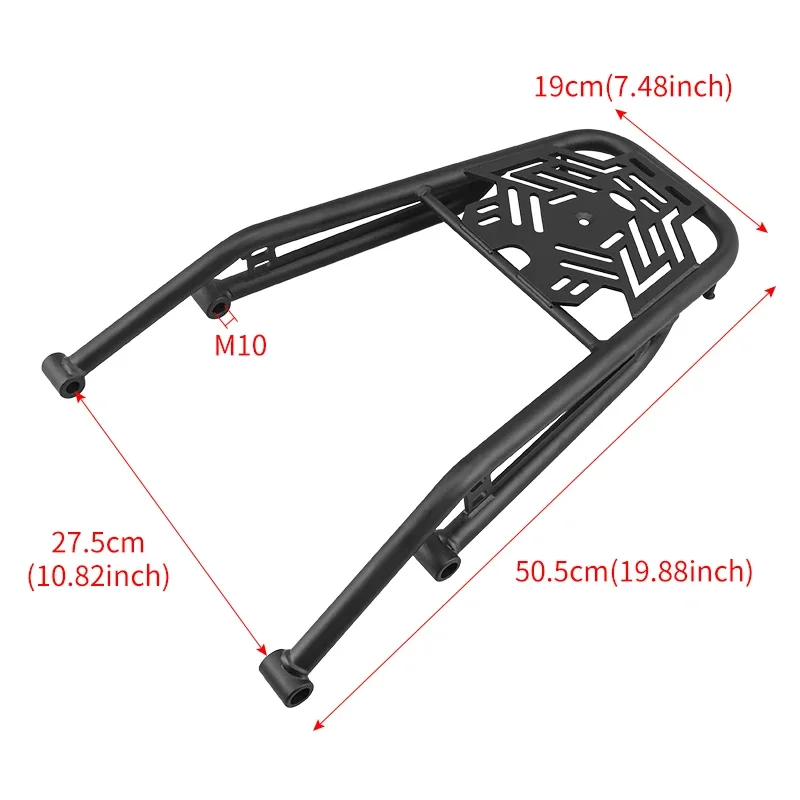 Luggage Holder Cargo Shelf Mount Bracket Rear Tail Rack Top Box Case Suitcase Carrier For Honda CL250 CL300 CL500 2023 2024
