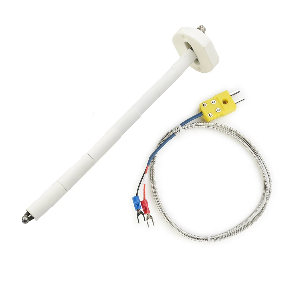 K-Type Thermocouple Block Ceramic Kiln Probe 2372/1300 Degree F/C 11G High Tool Temperature Controller Heavy Duty 8 Gauge