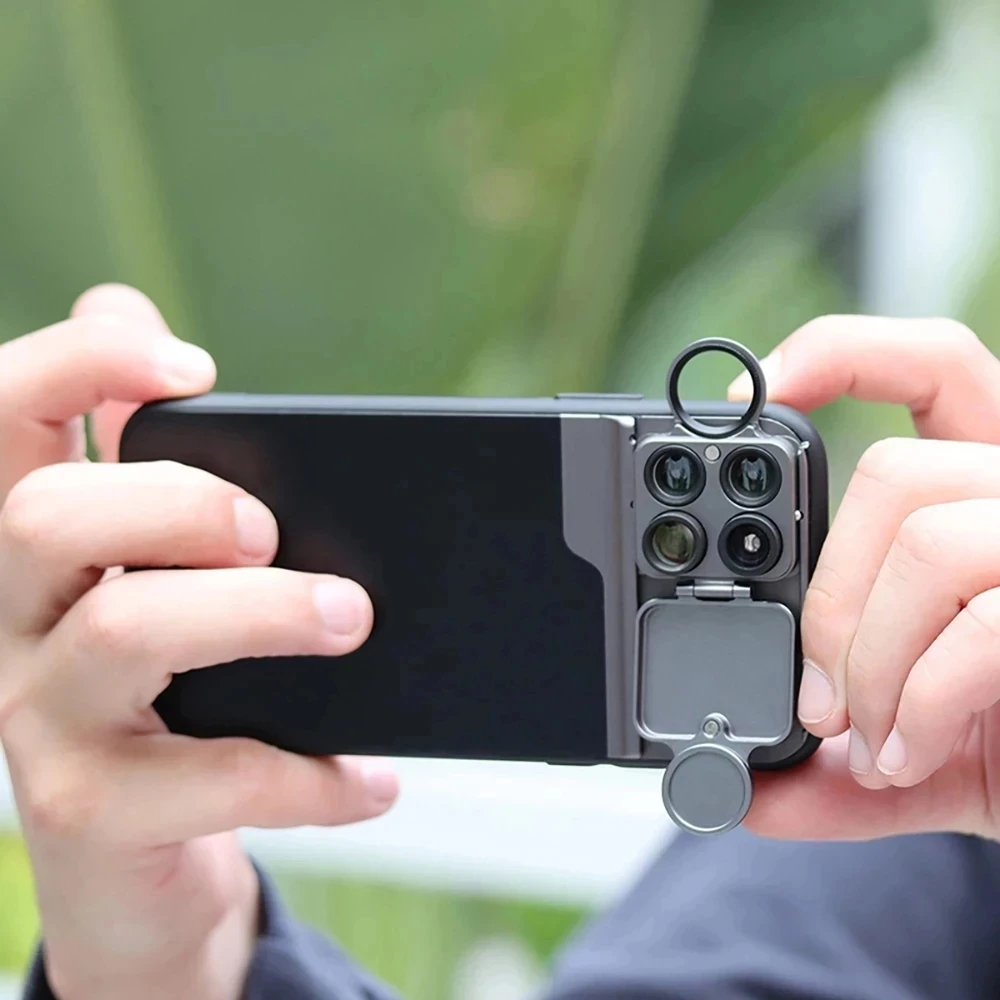 5 In 1 Vlog Lens Case Kit 30X Super Macro Lens CPL Fisheye Telephoto Lens For IPhone14 Accessories For iPhone 14 Pro Max