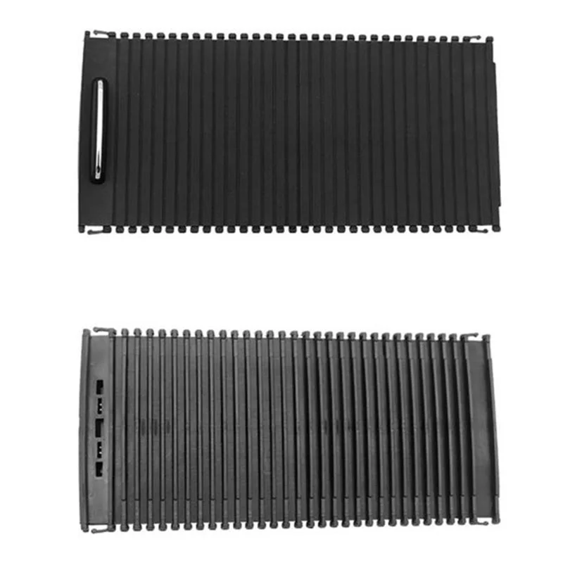 

2X Car Center Console Cover Slide Roller Blind Cup Holder Panel For Benz C Class W204 S204 E Class W212 A20468047089051