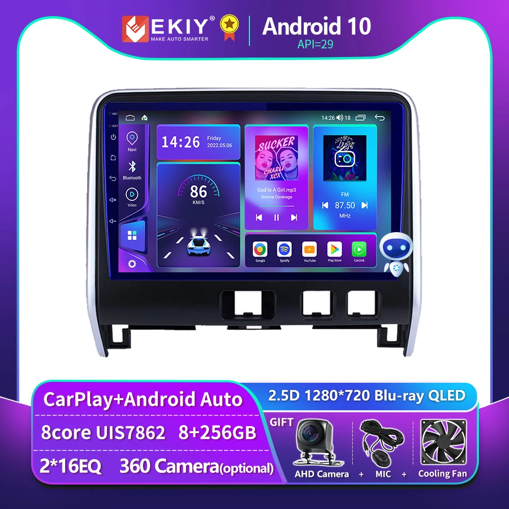 

EKIY T900 For Nissan Serena 5 C27 2016-2019 Car Radio Multimedia Player Navi GPS Wireless Android Auto Carplay Tape Recorder DVD