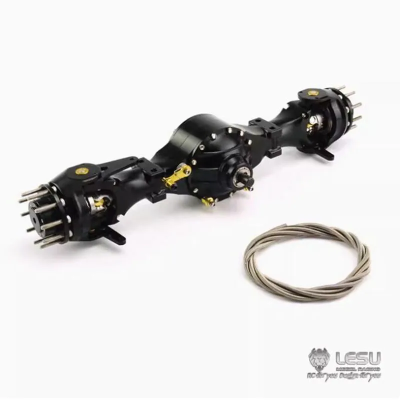 1/14 Truck For Tamiya Trailer Axle Q-900 Series Differential Lock For Flange Bridge Mud Head Military Card DIY Model LESU