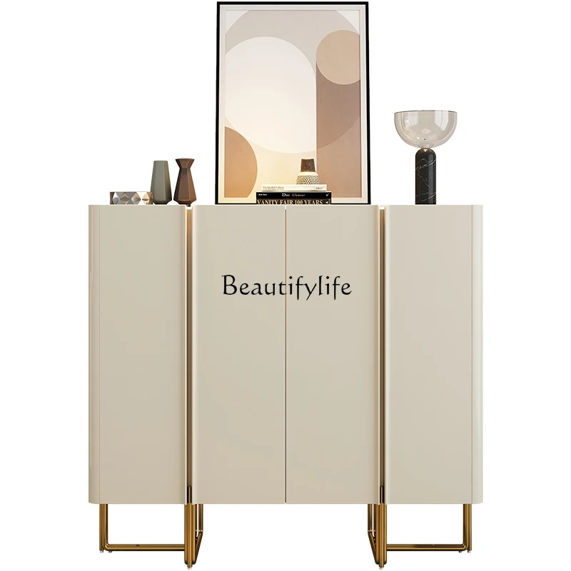 

Italian minimalist entrance shoe cabinet living room simple modern partition cabinet