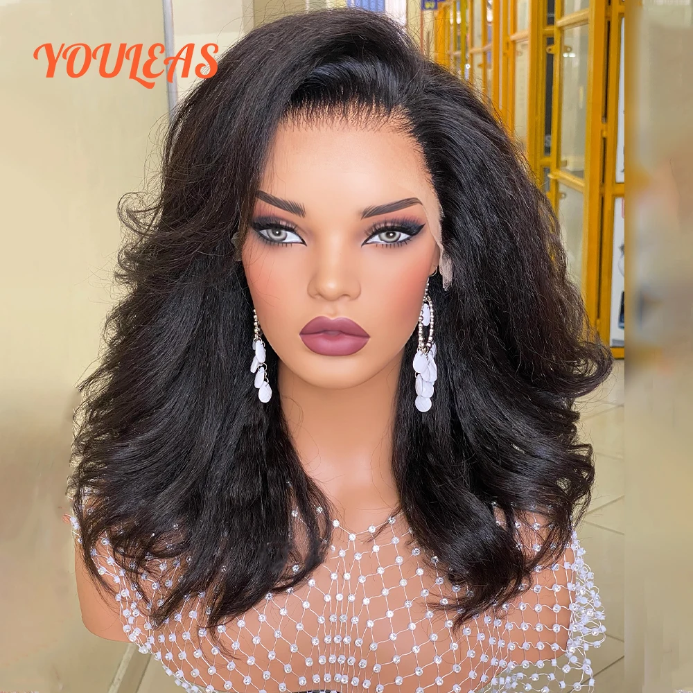 

Kinky Straight And Body Wave Wig 5x5 Glueless Lace Wigs Human Hair Transparent Lace Frontal Human Hair Wigs For Woman