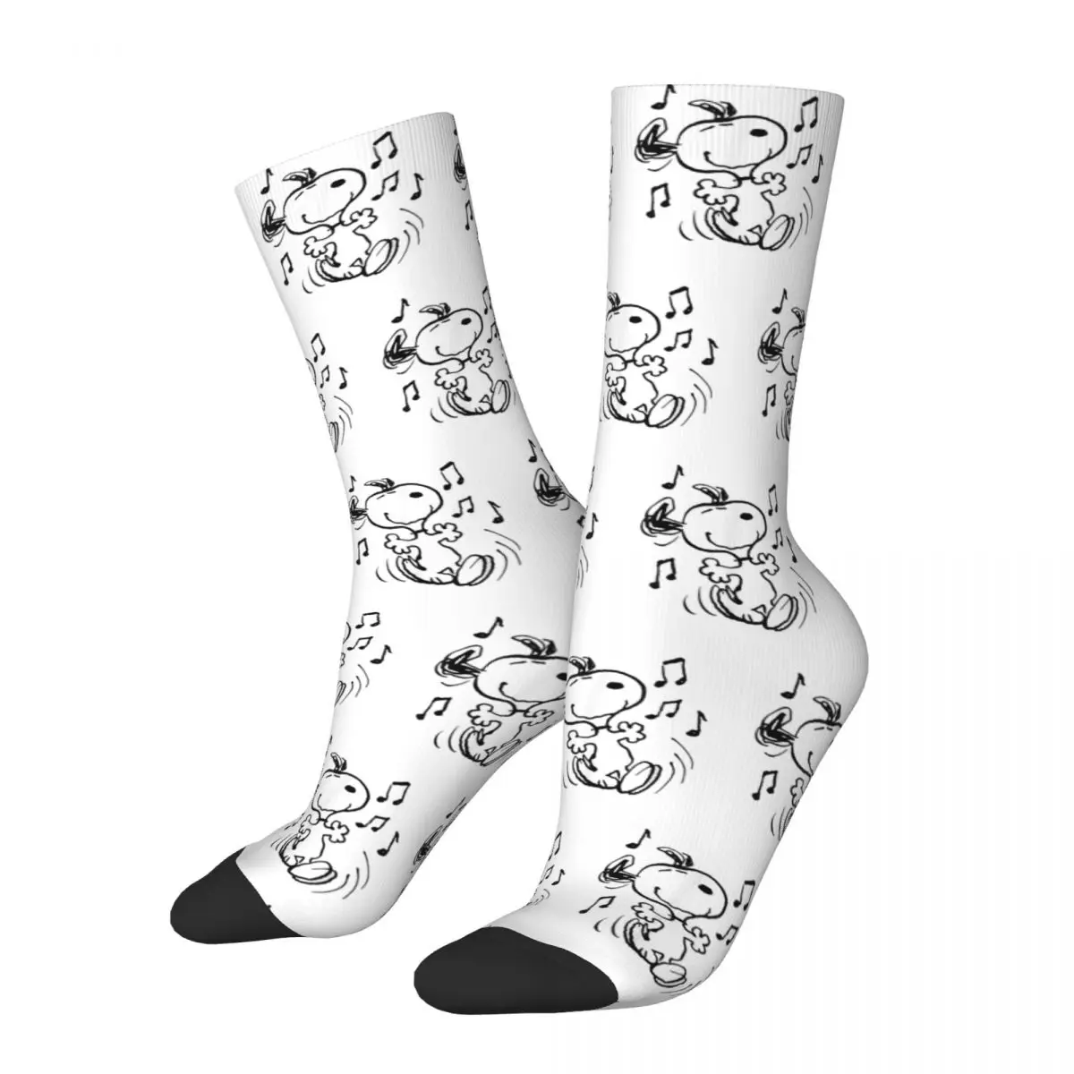 Peanuts Snoopy Dancing Socks Men\'s Women\'s Fashion Socks Harajuku Spring Summer Autumn Winter Stockings Gift