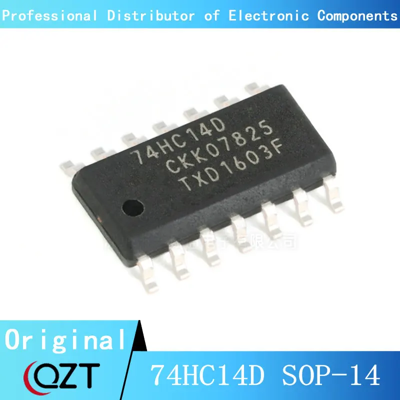 10 pçs/lote 74HC14D 74HC14 SN74HC14DR SN74HC14 SOP-14 SMD chip SOP Novo local