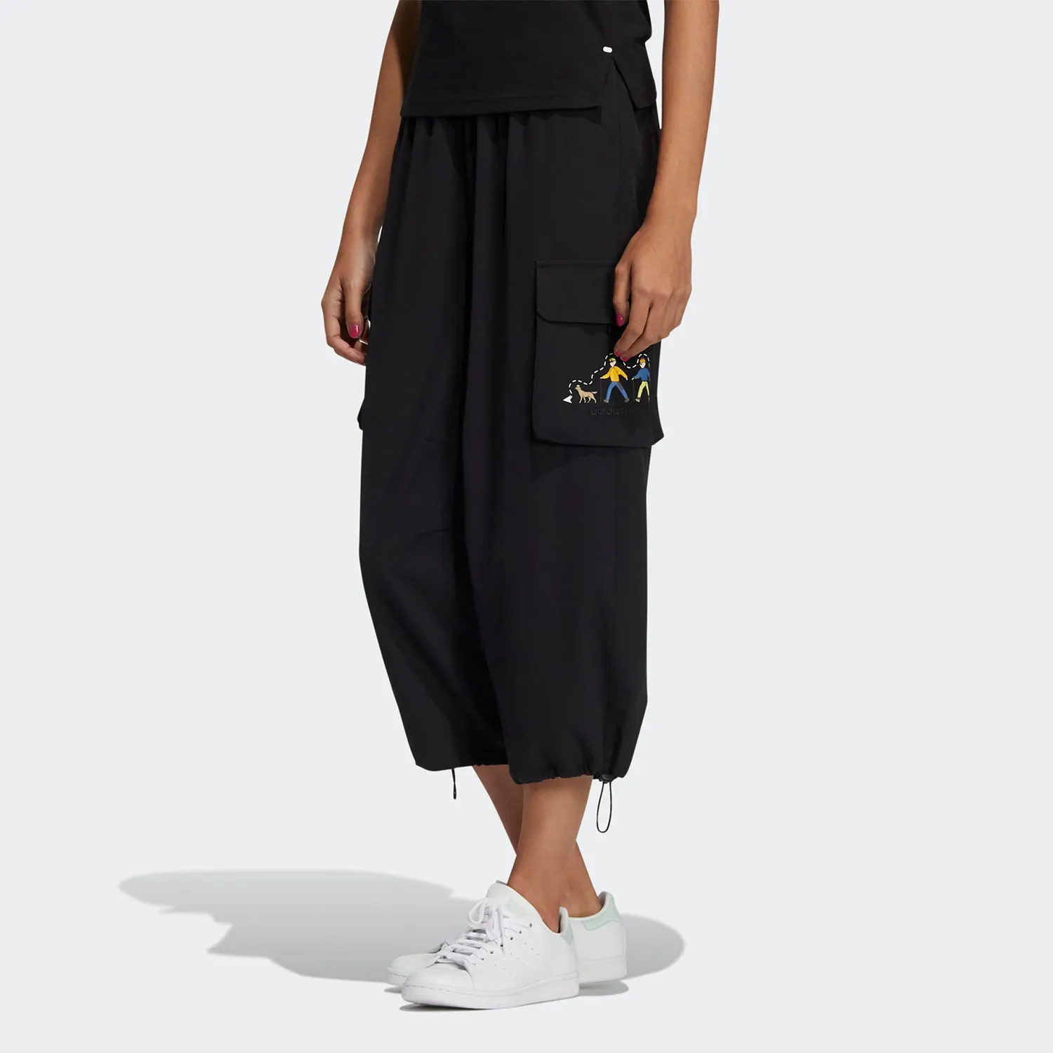 

Оригинальные женские свободные спортивные брюки Adidas Neo сезона New HG6597