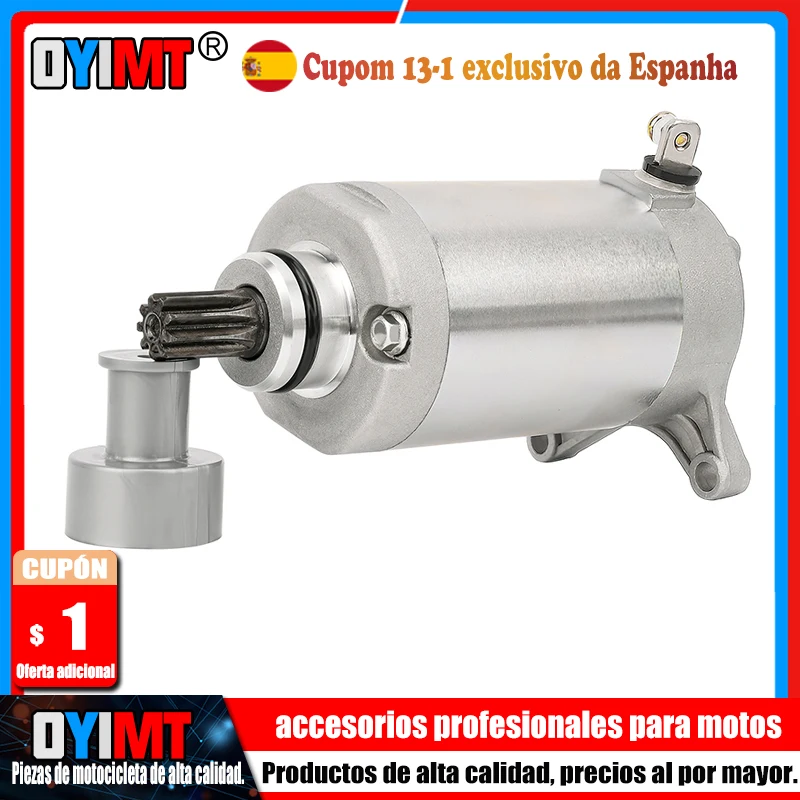 Motor de Arranque Eléctrico para Motocicleta, Engranaje de Embrague Bendix para YAMAHA SRV250 Renaissa XV125 Virago XV250 XV240 Route 66 XVS125