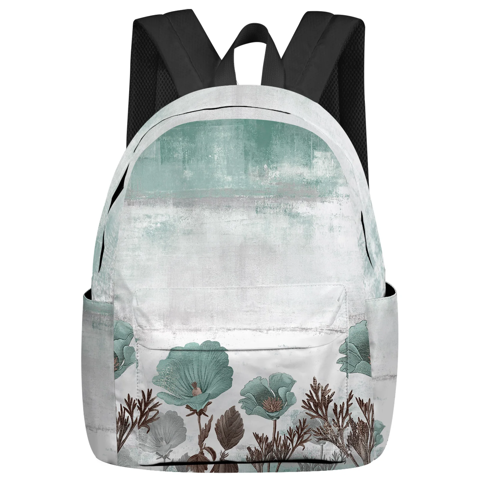 

Rustic Vintage Floral Plant Abstract Women Man Backpacks Waterproof School Backpack For Student Boys Girls Laptop Bags Mochilas