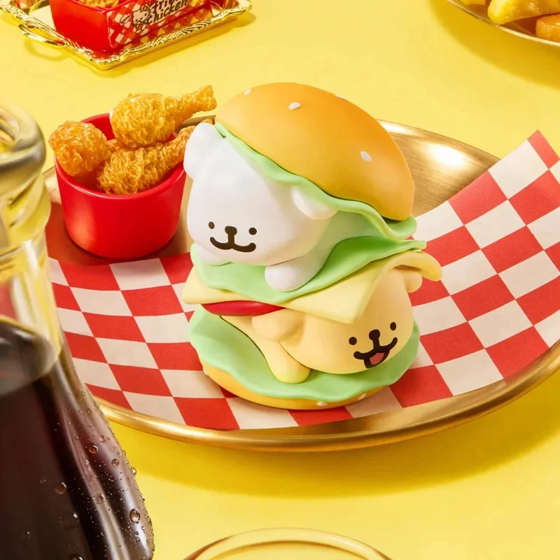 

Maltese Fast Food Restaurant Series Blind Box Caixa Caja Dolls Mystery Box Gift Desktop Ornament Cartoon Model