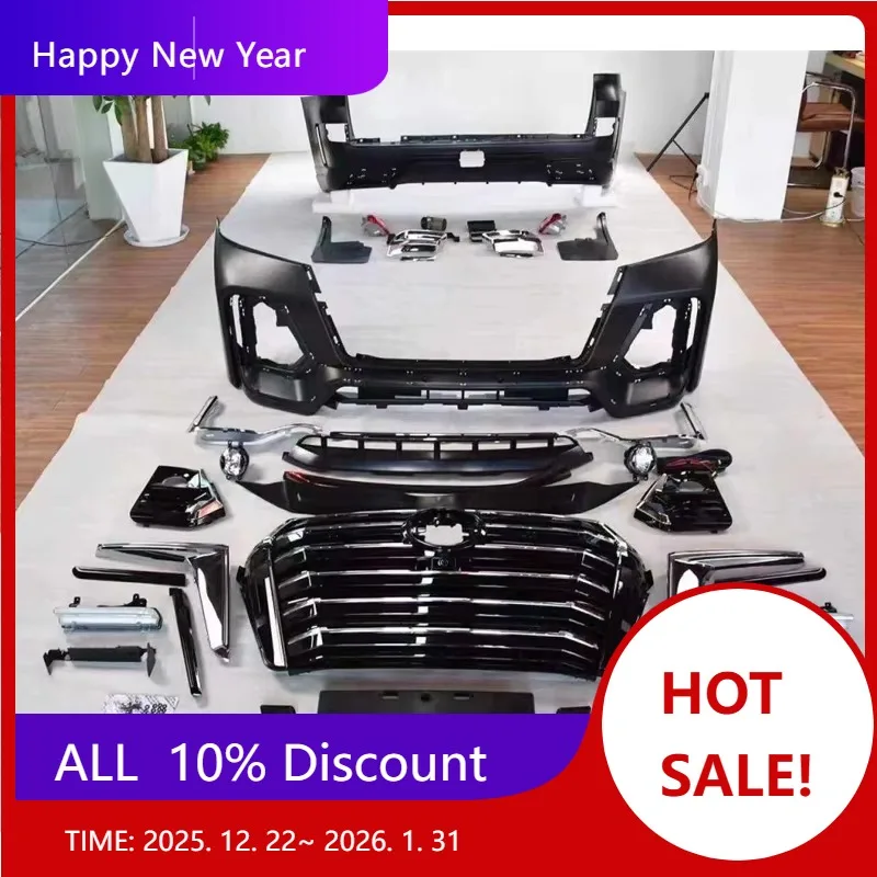 

Горячая новинка: Комплект обвеса в идеальном состоянии с вырезами под противотуманные фары для переднего и заднего бампера для Land Cruiser 2016+