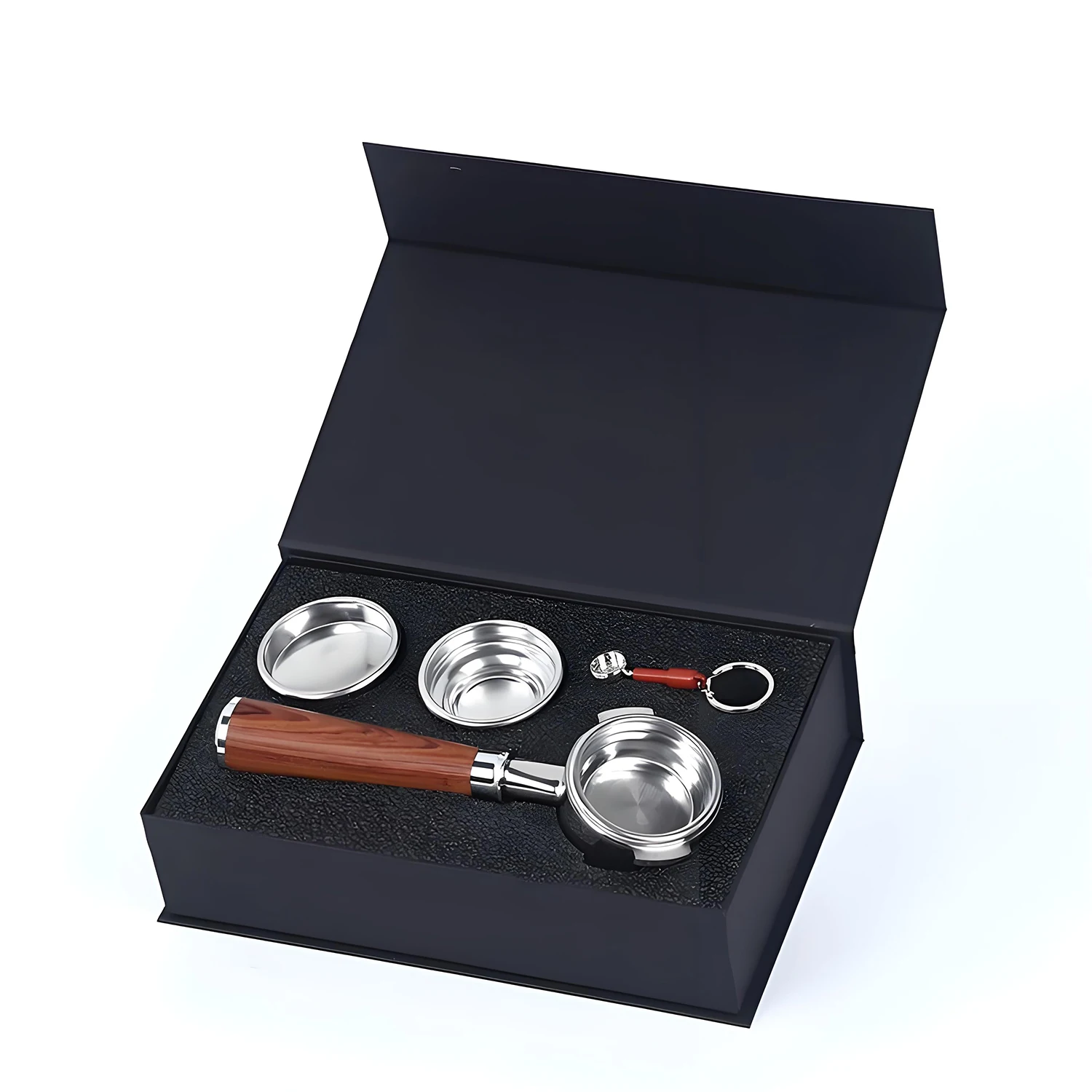 

58mm Bottomless Portafilter Set for E61 Group Head, Compatible with Flair 58, Rocket, Lelit, Profitec