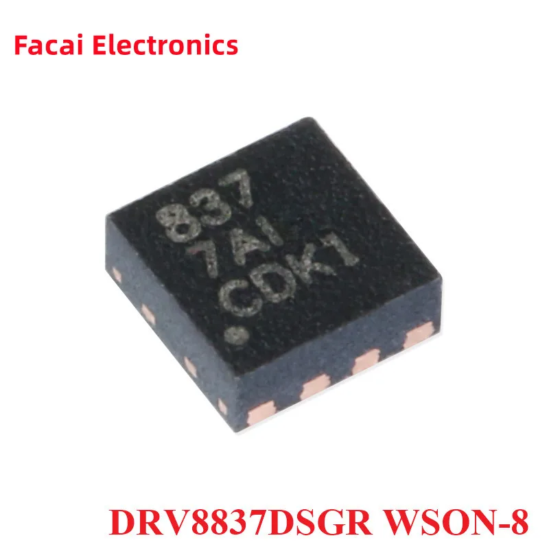 10/5pcs DRV8837 DRV8837DSG DRV8837DSGR WSON-8 Low Voltage H-bridge Motor Driver Chip Integrated Circuit IC New Original