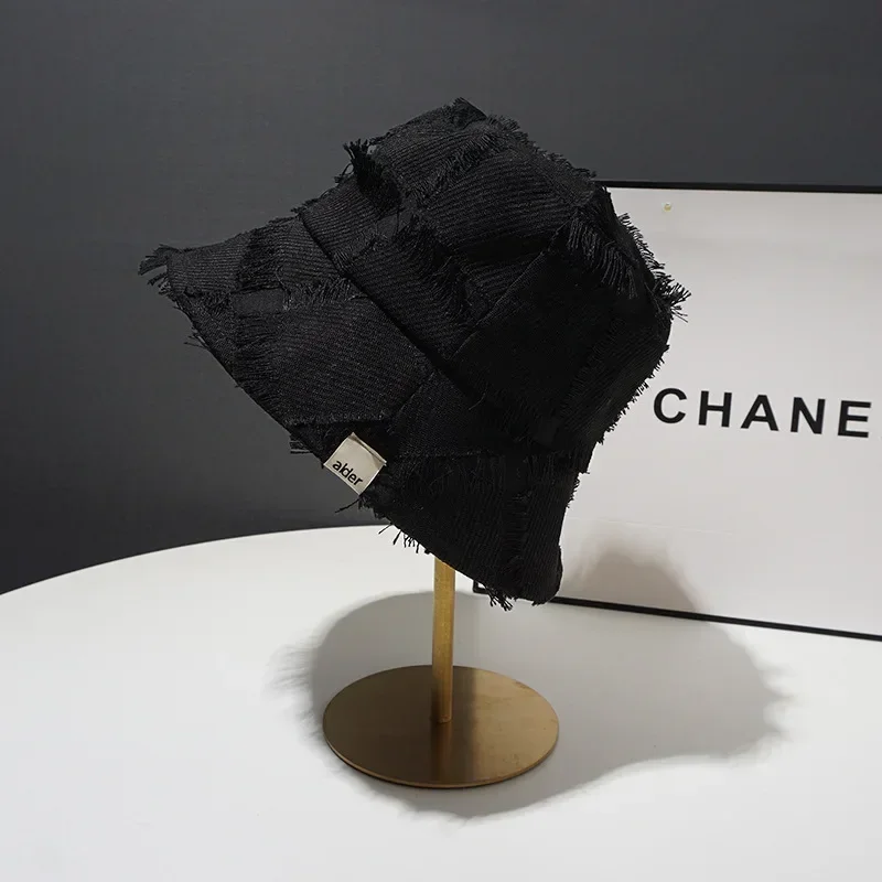 قبعة صياد كورية جديدة للربيع والصيف، نمط مصمم للأطفال، قبعة دلو مخصصة، وجه صغير، قبعة للحماية من الشمس،