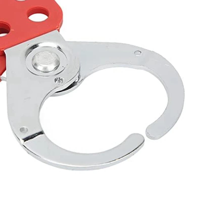 Lockout Tagout Hasp With Nylon Handle Strength Lockhead Tagout Hasp For Industrial, Electric Power