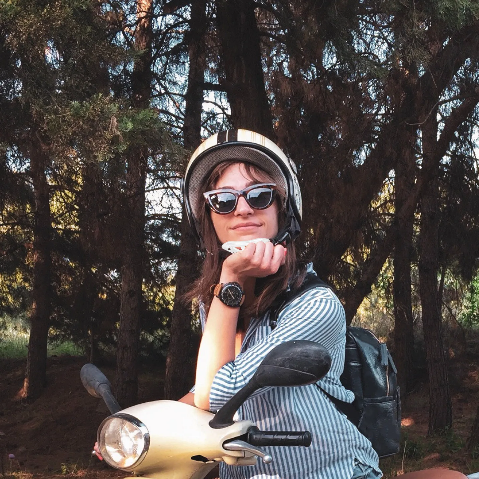 

6Pcs Sports Chin Pad Universal Chin Cup with Comfort Fit PP Material for Mountain Bike Ski Roller Skating Electromobile