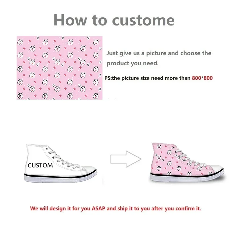 New Spring Women High Top Vulcanize Shoes Cute Dachshund Dog 3D Printed Female Canvas Flats Shoes Woman Causal Sneakers