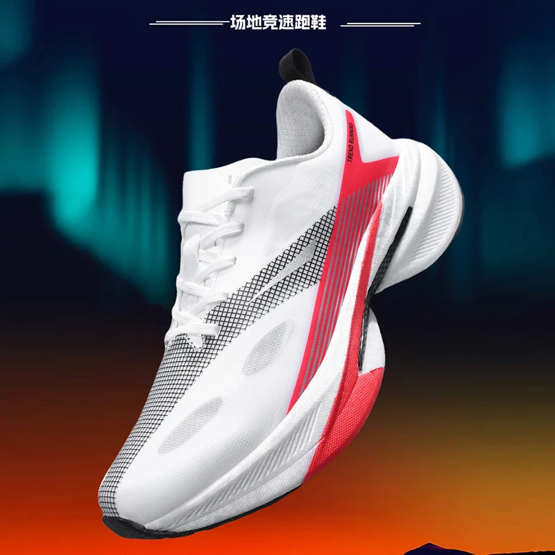 Fashionable 2025 Men's Running Shoes Full Air Cushion Lightweight and Breathable Women's Comfortable Sports Training Shoes