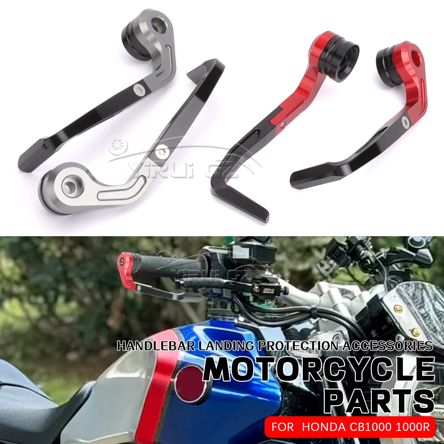 

For HONDA CB1000 CB1000R CB 1000 1000 motorcycle Brake Lever Guard CNC Aluminium Universal 7/8 " Handlebar Protectors Universal