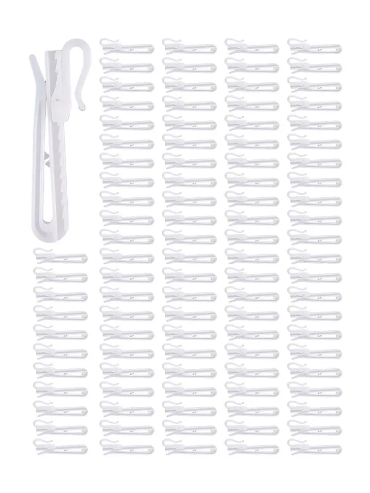 Plastic Curtain Hooks Plastic Curtain Hooks Adjustable Pinch Pleat Hooks Adjustable Depth Stable Support X Cm X Inch