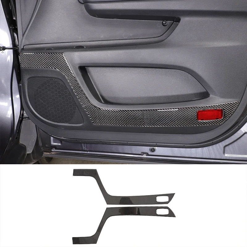 

For Honda Pilot 2015-2019 Soft Carbon Fiber Car Front Door Panel Decoration Sticker Car Interior Protection Accessories