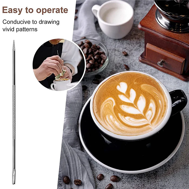 AB43-15 個コーヒーマシンブラシスプーンコーヒーグラインダーブラシコーヒーマシングループヘッドクリーニング金属ブラインドボウル