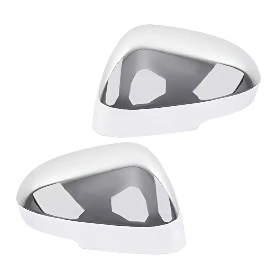 

1 Pair Front Exterior Side Rearview Door Wing Mirror Cover Trim Cap Decor Fit for Nissan Pathfinder 2022-2024 Chrome Silver ABS