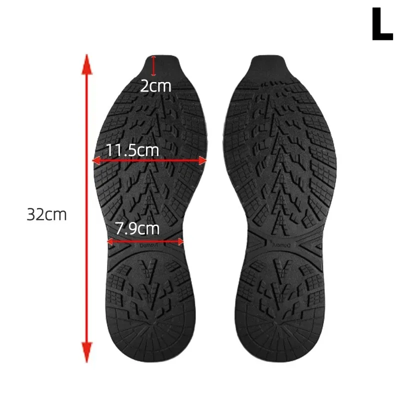 Cuttable Rubber Sole Protector Stickers Wear Resistant Replaceable Outsole Repair Pads for Sneakers Boots Shoes