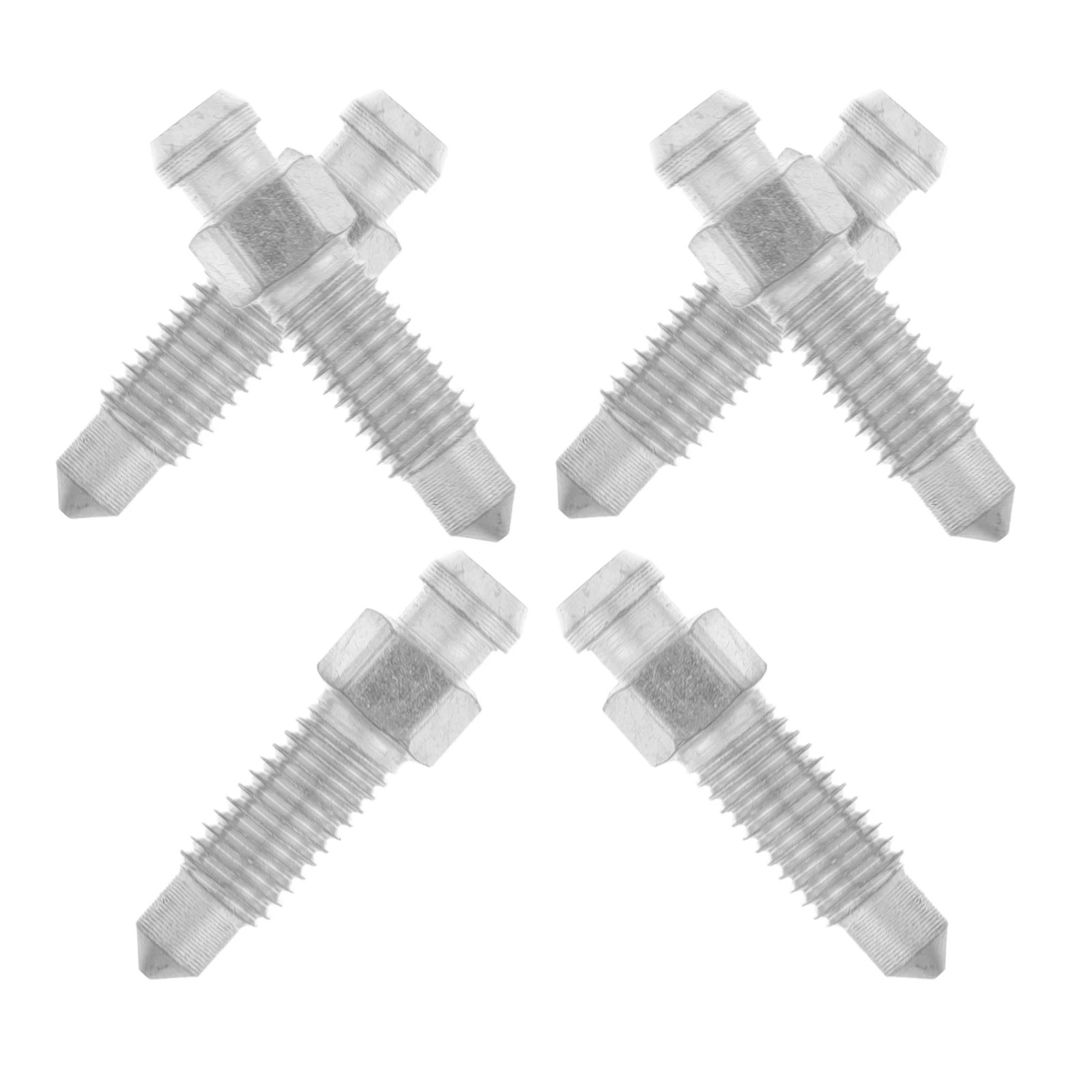 

6pcs Galvanized Iron Brake Pump Screws Car Motorcycle Bleeder Fittings Caliper Drain Screw Replacement Practical Longevity Easy