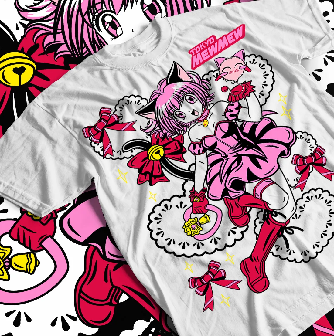 

Tokyo Mew Magical Girl Harajuku Anime Shirt All Sizes Ichigo Momomiya T-Shirt