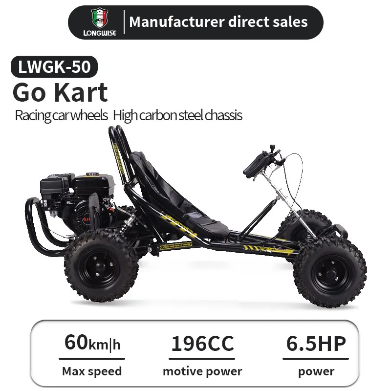 Outdoor AdventureSpeed And PassionLWGK-50 High Performance Professional Gas 4 Stroke 212CC Shaft Drive Racing Off-Road Outdoor G