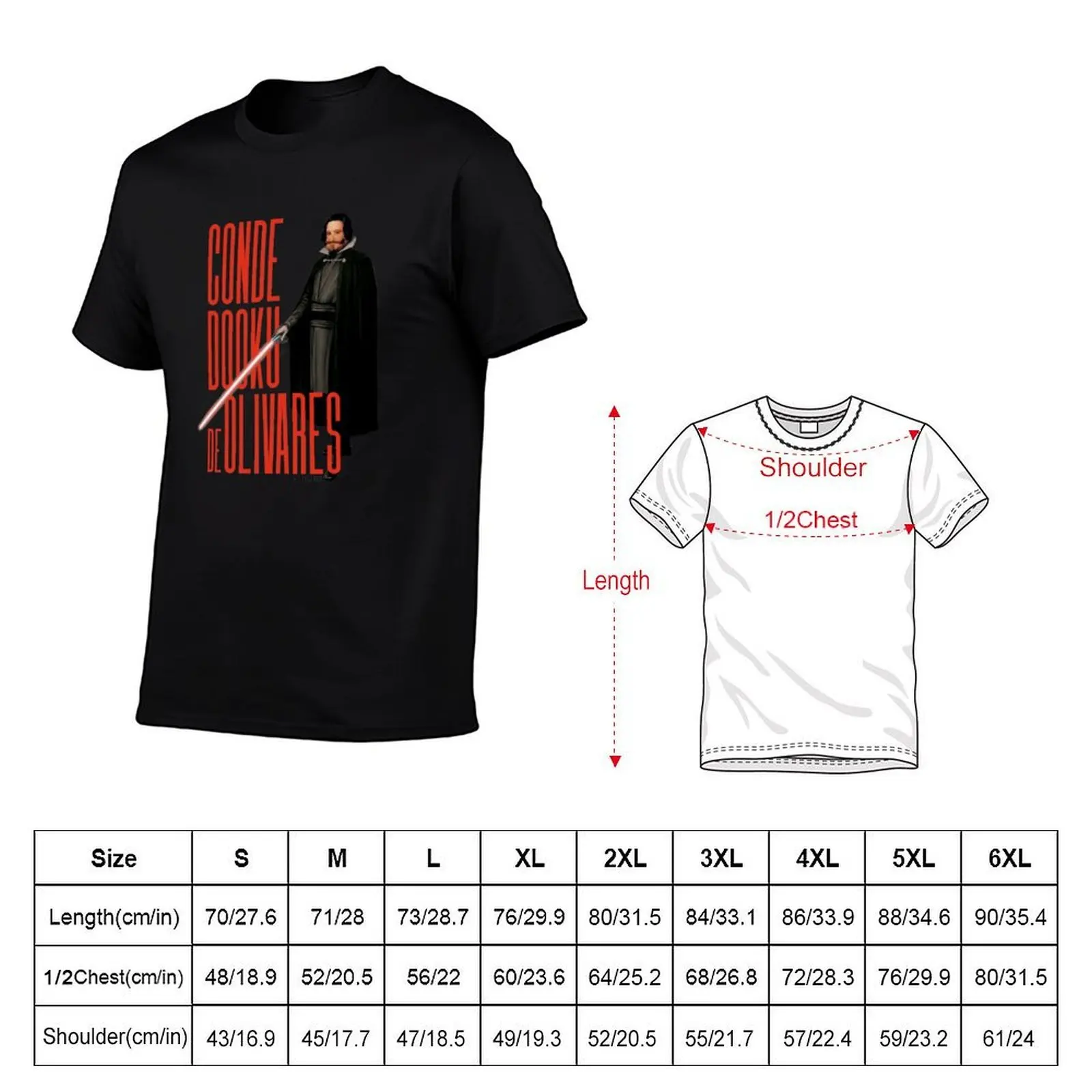 Count Dooku de Olivares T-Shirt quick drying oversized Men's t-shirts