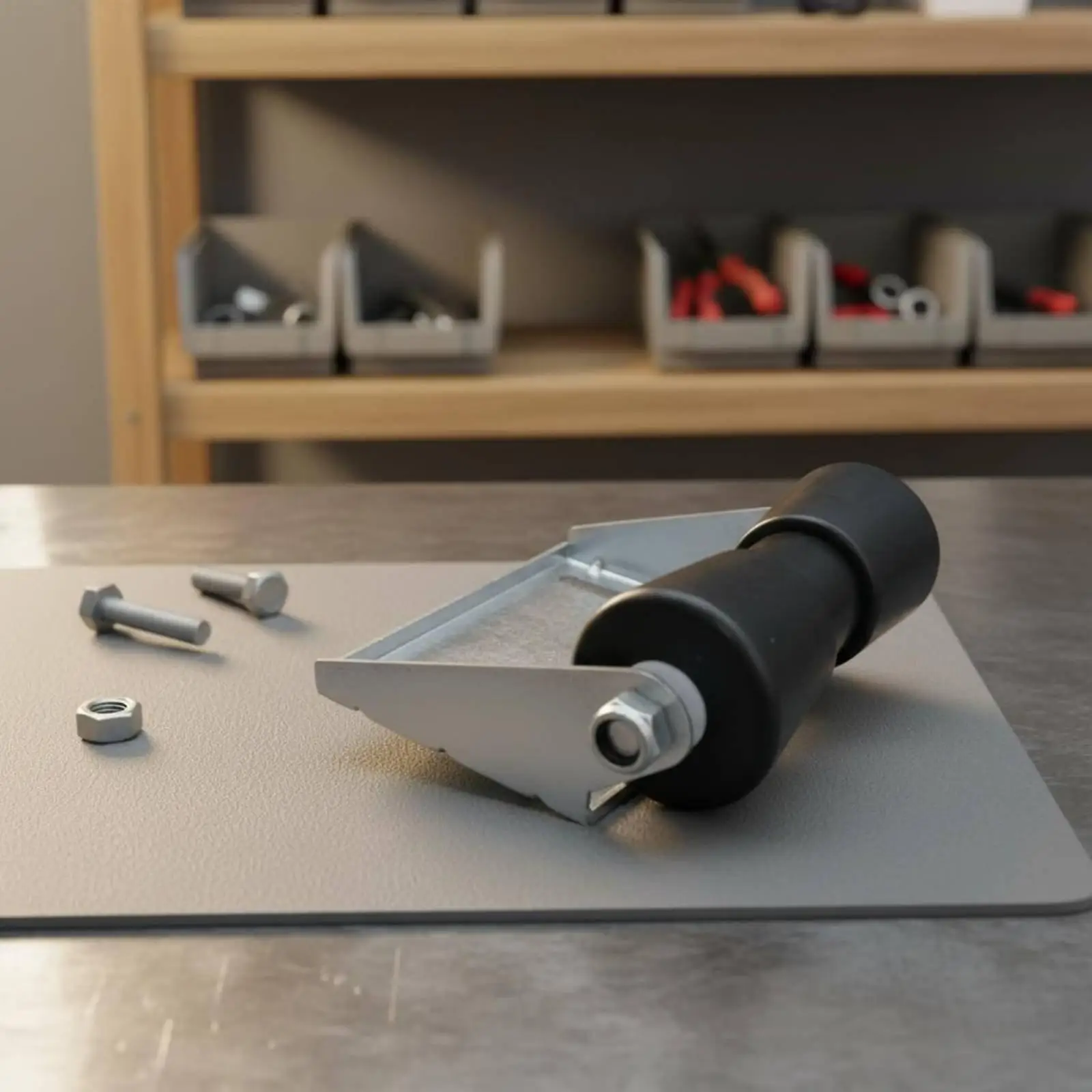 8 Inch Marine Trailer Roller Heavy Duty PVC Bracket Mount Nautical Roller Boat Hardware for Trailer Support