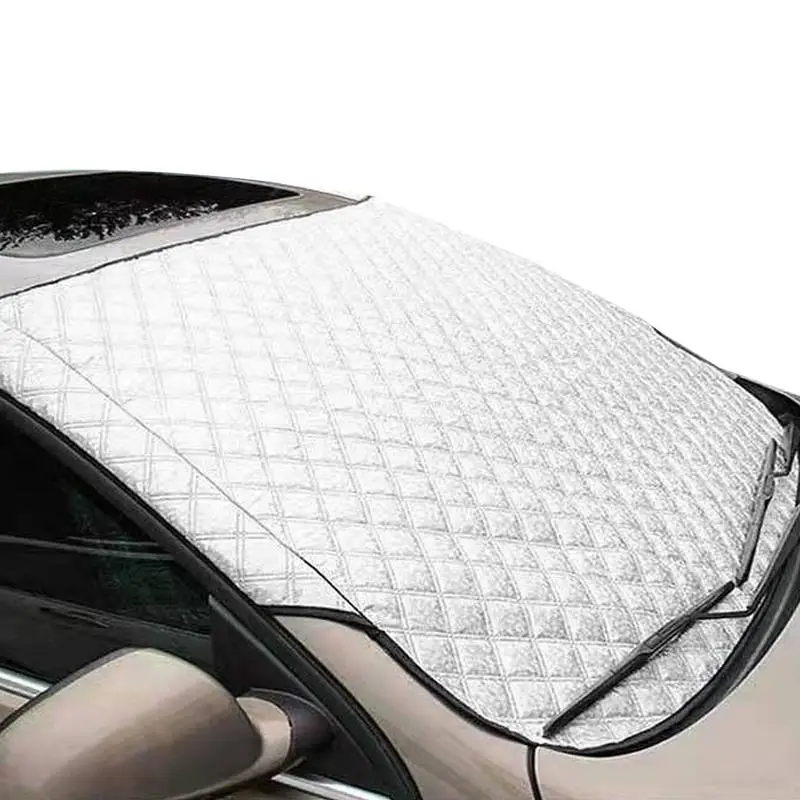 1Pc Universal Car Front Windshield Cover Auto Sunshade Snow Ice Protection Cover Winter Summer Windshield Shield 150cm x 70cm