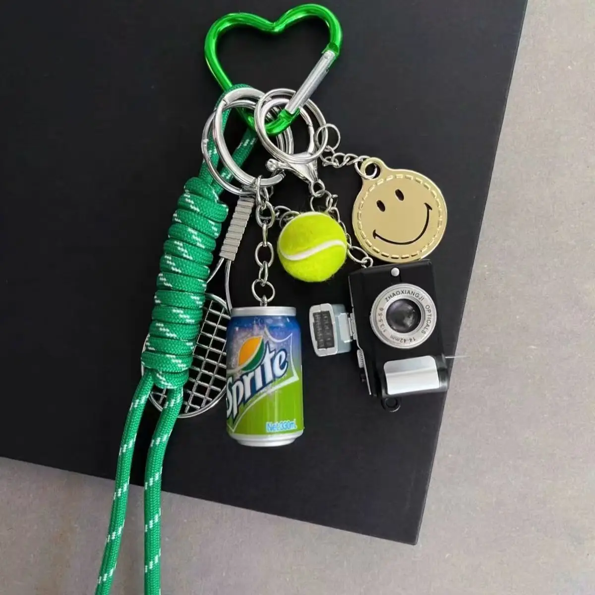 Miu series Sprite Key Chain Mini camera tennis Backpack pendant