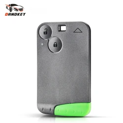 Dandkey Car Key Shell For Renault Laguna Espace Vel-Satis Replacement 2 Buttons Smart Remote Key Shell for Renault Case Fob