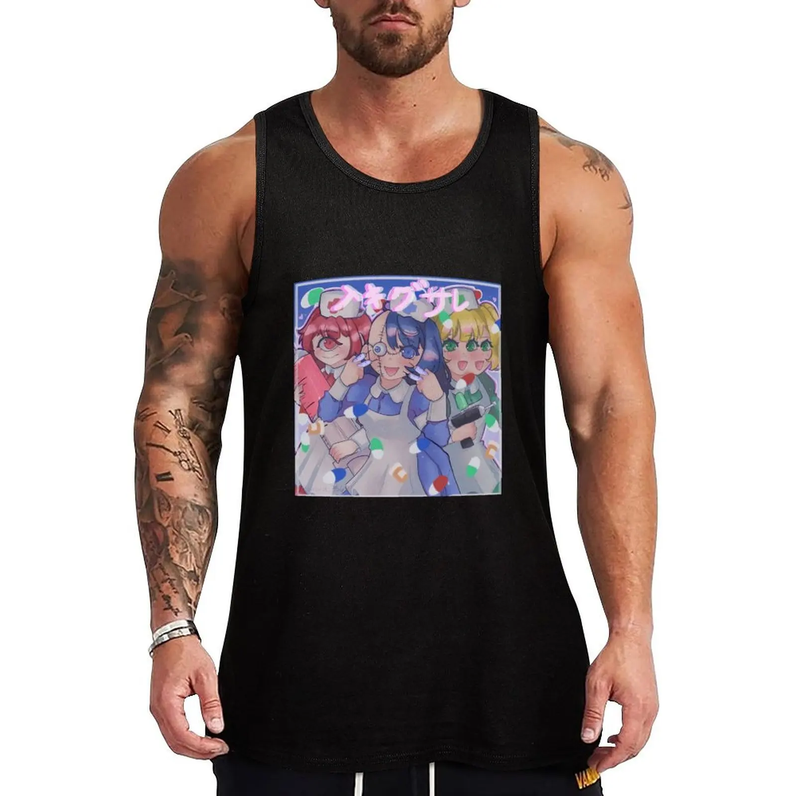 

Ikigusare Idols Tank Top summer clothes Japanese t-shirt