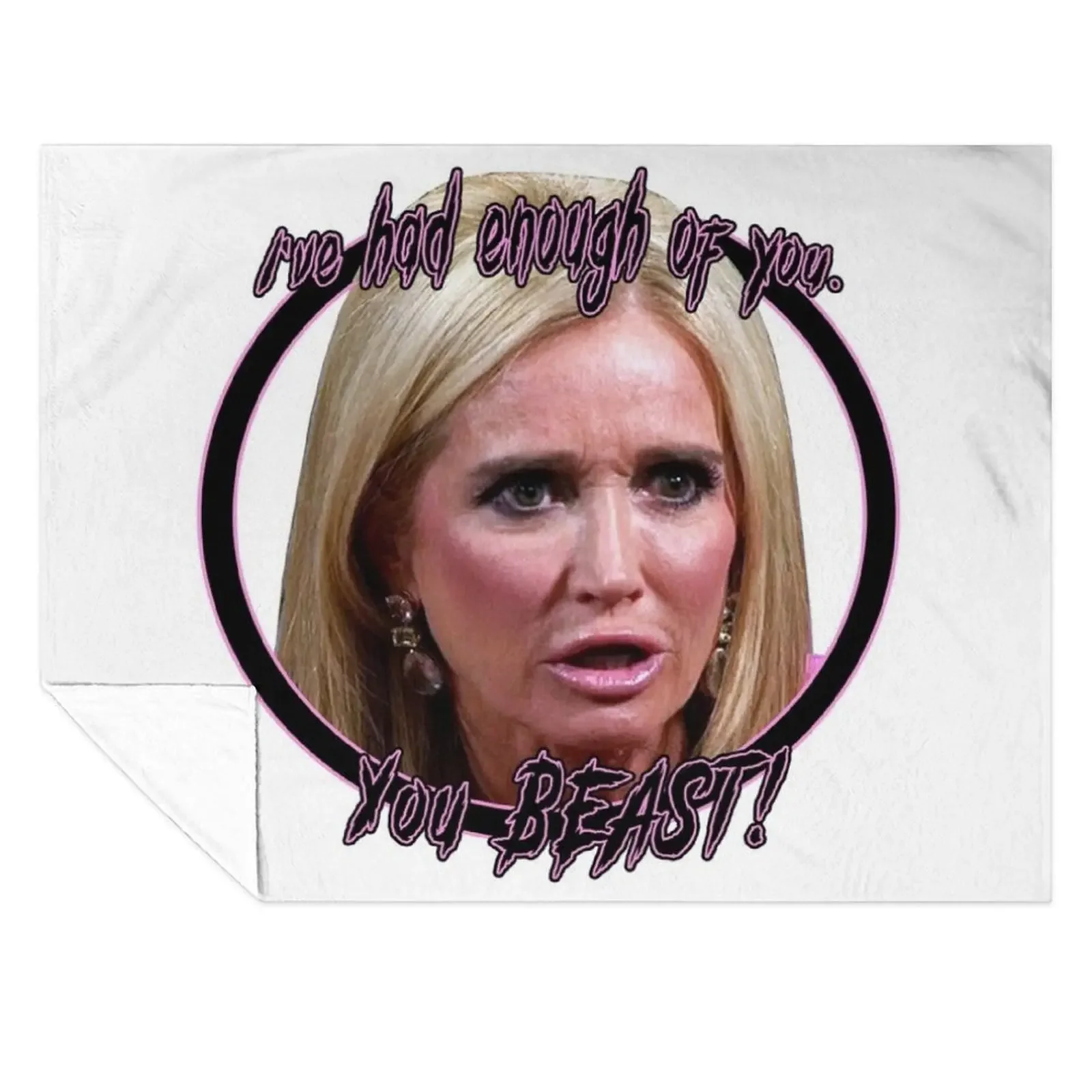 

Kim Richards - You Beast! Throw Blanket Blankets For Sofas Bed for babies Thins Blankets