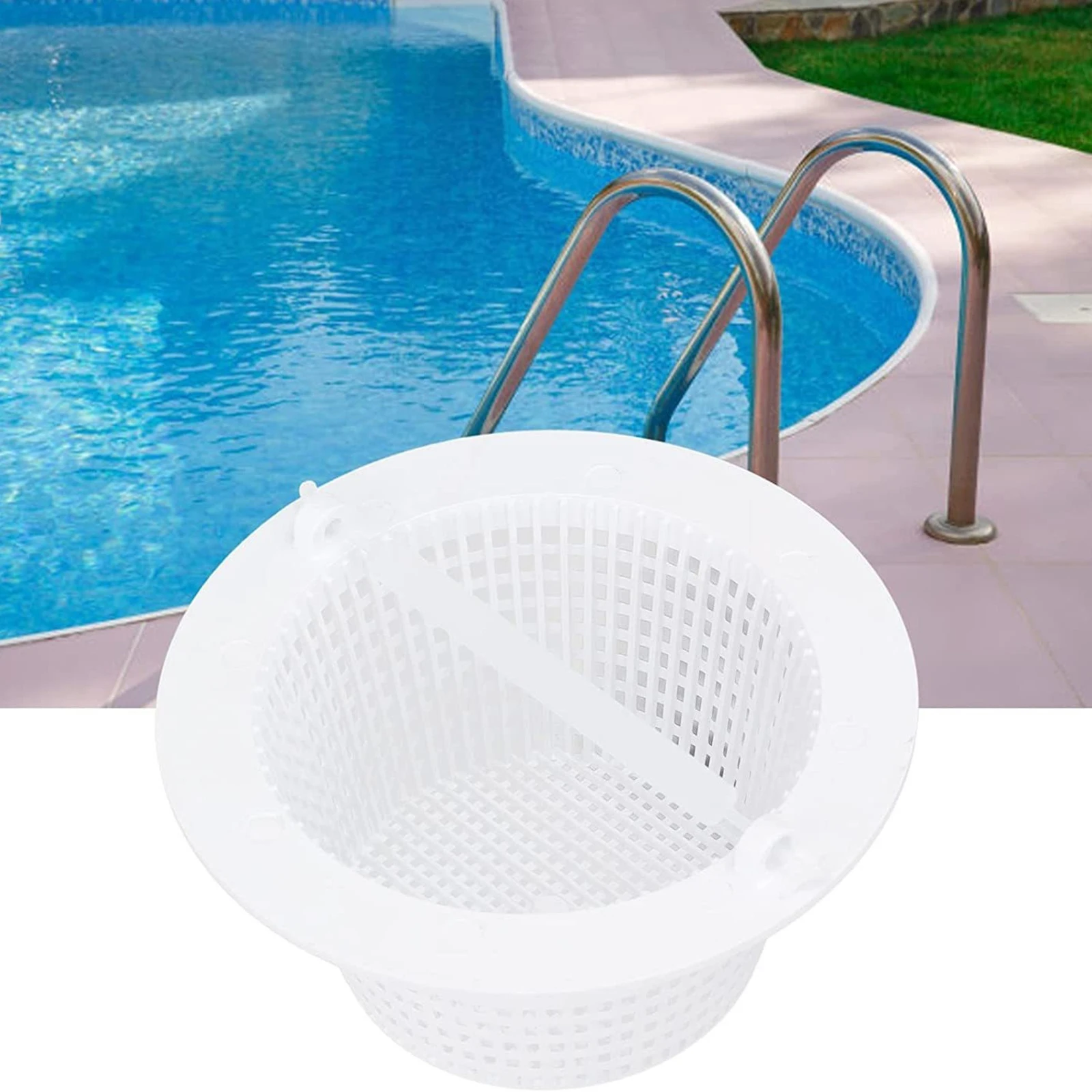 

2 Pcs Skimmer Baskets Above Ground Swimming Pool Filter Basket Swimming Pool Replacement Parts Compatible For Hayward SP1091WM