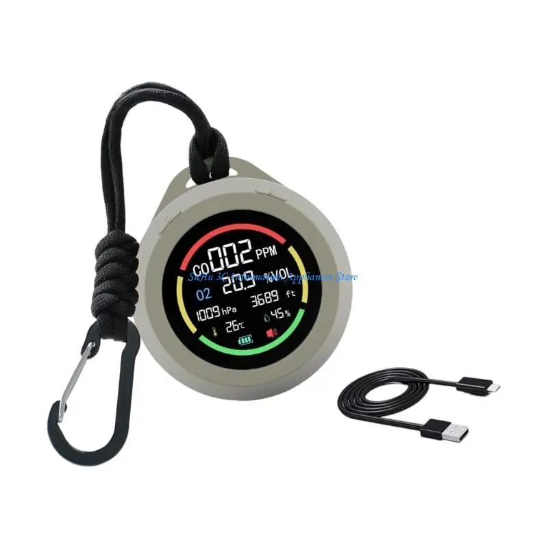 Air Detectors For CO Oxygen Pressure Temperature Humidity Monitoring