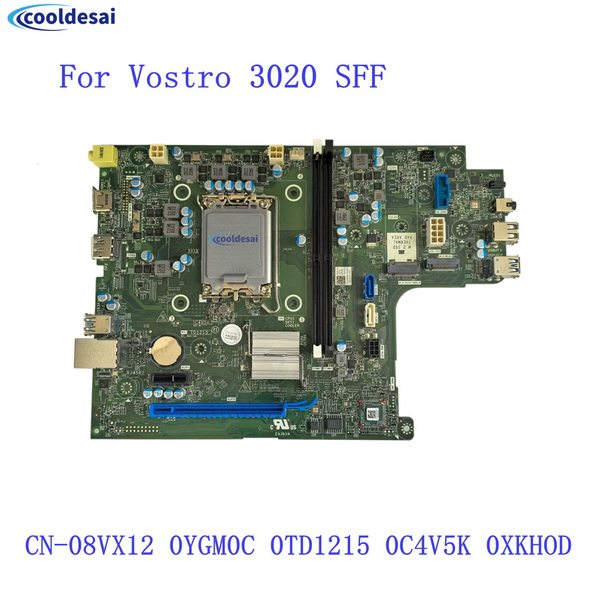 For Dell Vostro 3020 SFF Desktop Motherboard CN-08VX12 0YGM0C 0TD1215 0C4V5K 0XKHOD 100% Tested Fully Work