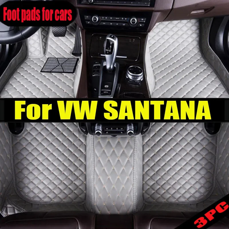 

Оригинальные автомобильные коврики для VW SANTANA 1999 2000 2001 2002 2003 2004 2005 2006 2007 Пользовательские автомобильные подушечки для ног Аксессуары для интерьера