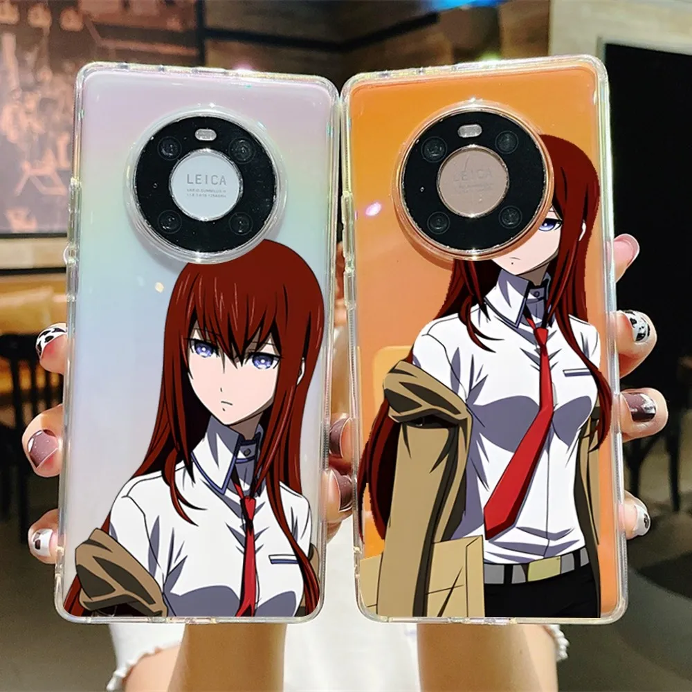 Steins Gate Okabe Anime Phone Case for Samsung S10 20 22 23 A10 40 for Xiaomi10 Note10 for Huawei P50 20 Honor60 70